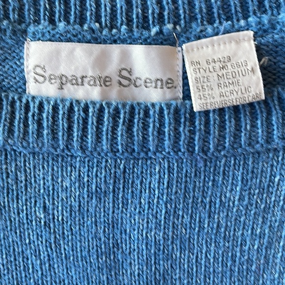 SEPARATE SCENE• VINTAGE •SWEATER VEST •VINTAGE WITH TAGS• - Picture 2 of 6